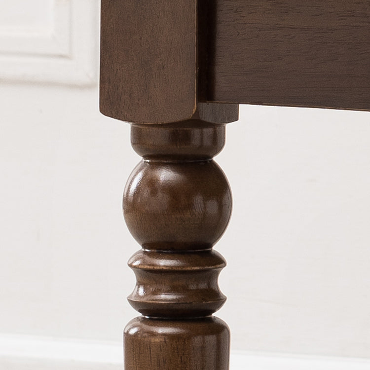 Silla de comedor tradicional de madera de caucho, silla lateral con respaldo de listones, silla de comedor individual