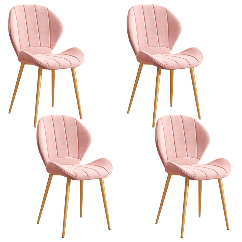 Silla lateral casera tapizada escandinava Silla de comedor con respaldo lateral y acabado mate