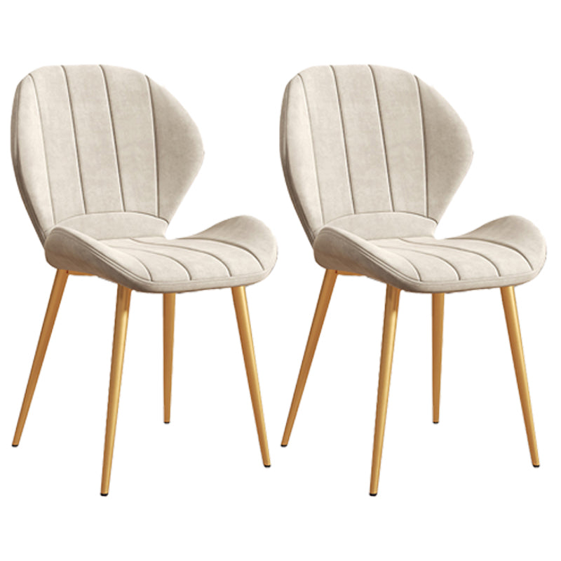 Silla lateral casera tapizada escandinava Silla de comedor con respaldo lateral y acabado mate