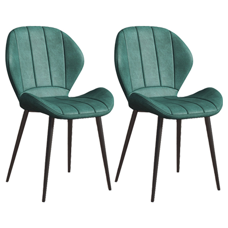 Silla lateral casera tapizada escandinava Silla de comedor con respaldo lateral y acabado mate