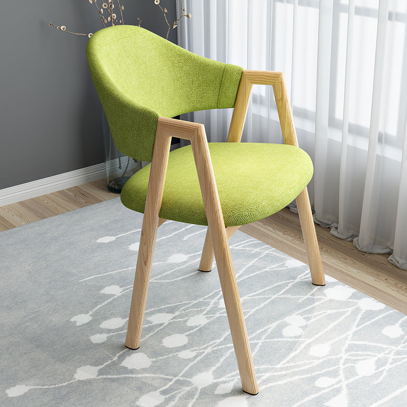 Chaise de salle à manger contemporaine en métal, chaise latérale de salle à manger en velours pour usage domestique