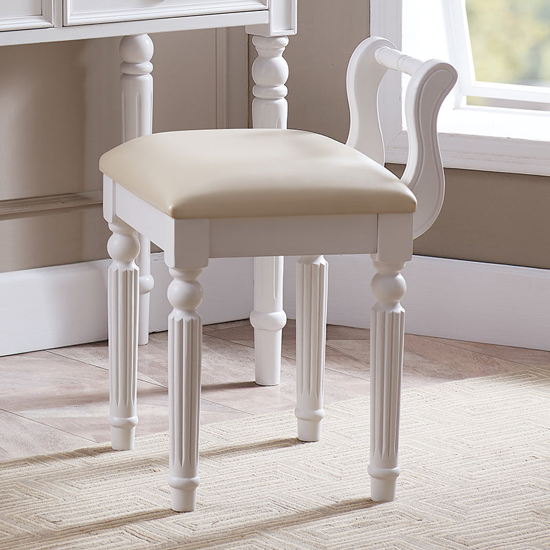 Chaise de salle à manger en bois contemporaine, chaise de salle à manger simple à dossier ouvert pour usage domestique