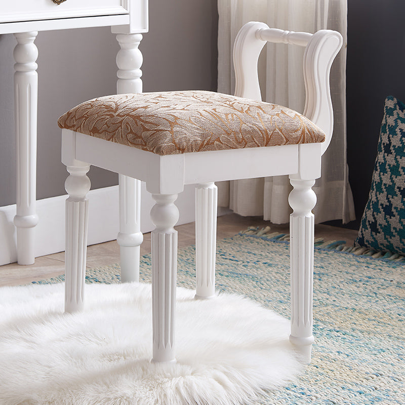 Chaise de salle à manger en bois contemporaine, chaise de salle à manger simple à dossier ouvert pour usage domestique