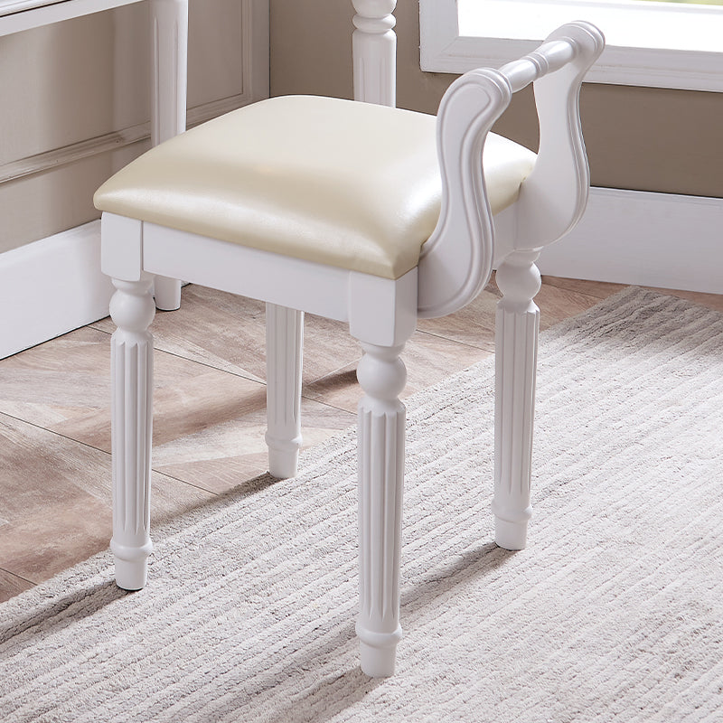 Chaise de salle à manger en bois contemporaine, chaise de salle à manger simple à dossier ouvert pour usage domestique