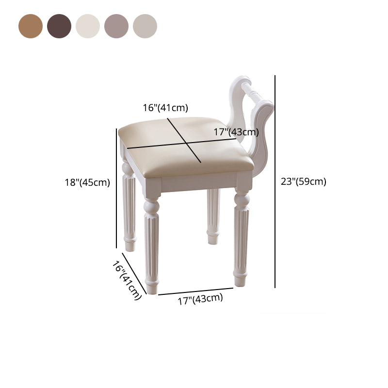 Chaise de salle à manger en bois contemporaine, chaise de salle à manger simple à dossier ouvert pour usage domestique