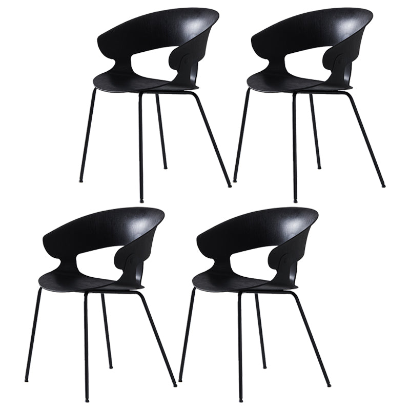 Sillón de comedor de metal industrial, sillas de comedor de plástico para uso en restaurantes