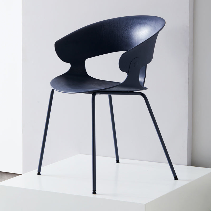 Sillón de comedor de metal industrial, sillas de comedor de plástico para uso en restaurantes