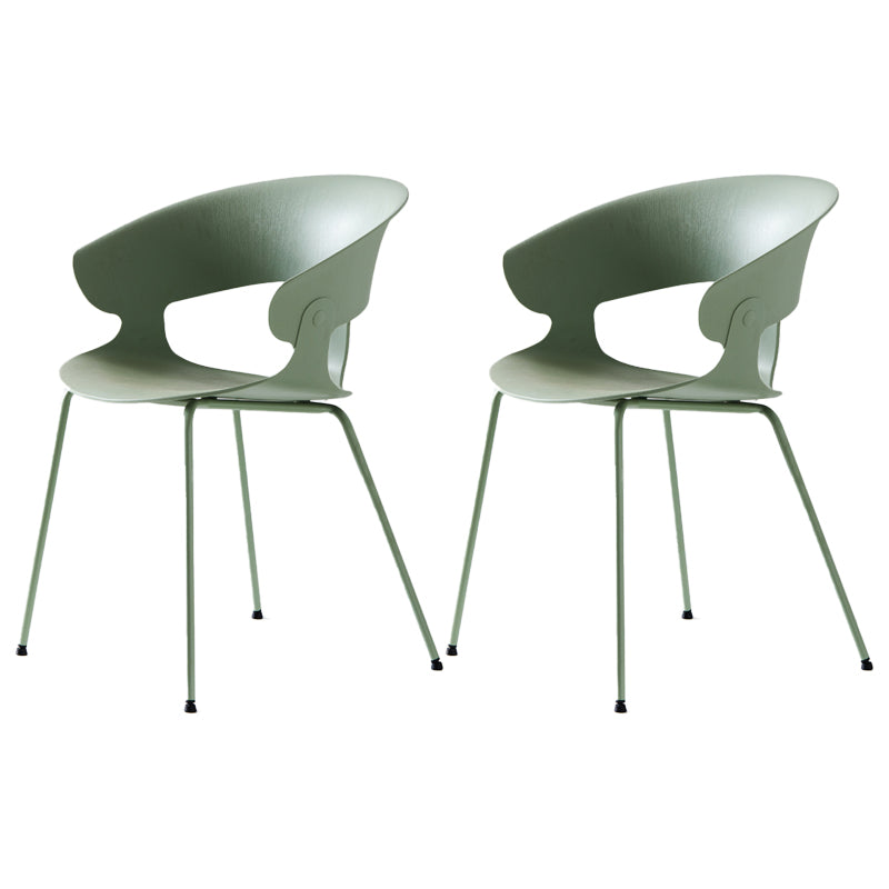 Sillón de comedor de metal industrial, sillas de comedor de plástico para uso en restaurantes