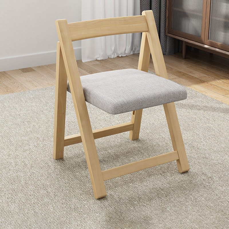 Modern Style Dining Chair Kitchen Armless Side Chairs with Wooden Legs