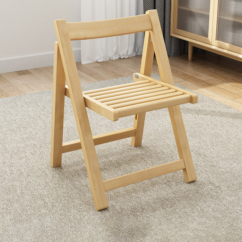 Modern Style Dining Chair Kitchen Armless Side Chairs with Wooden Legs