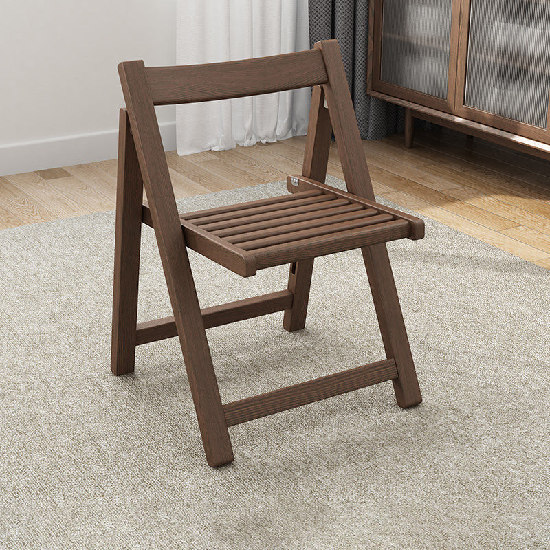 Modern Style Dining Chair Kitchen Armless Side Chairs with Wooden Legs