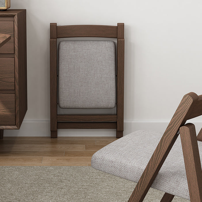 Silla de comedor de estilo moderno, sillas laterales sin brazos de cocina con patas de madera