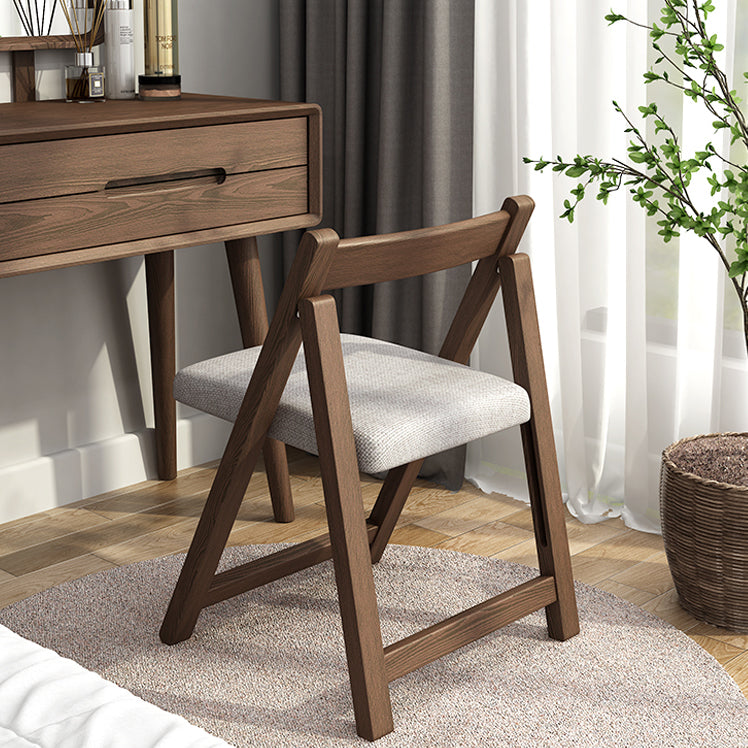 Silla de comedor de estilo moderno, sillas laterales sin brazos de cocina con patas de madera