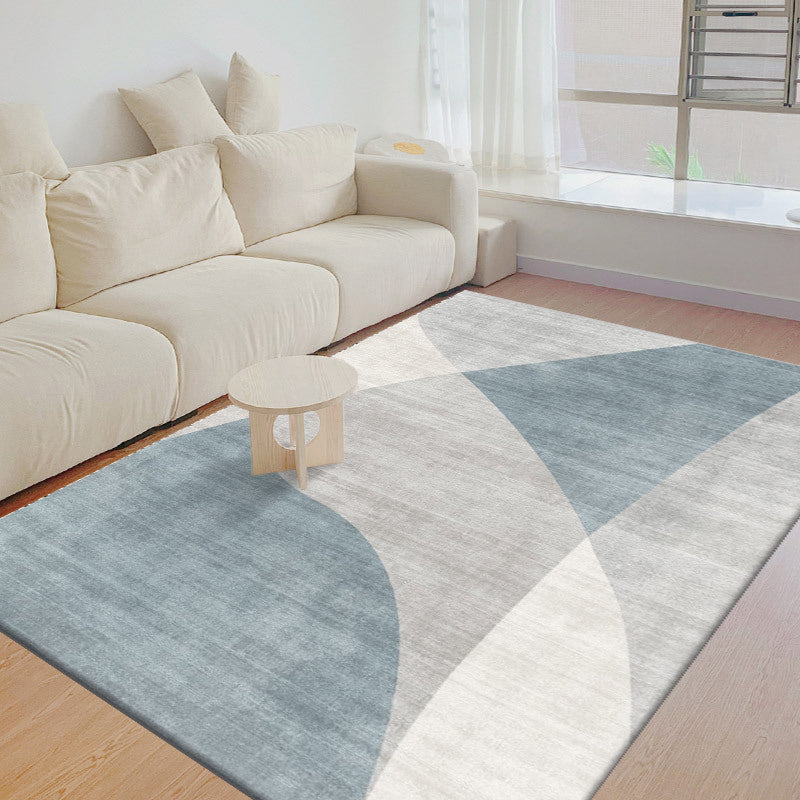 Nordic Style Light Color Rug Area Rug Stain Resistant Carpet for Living Room