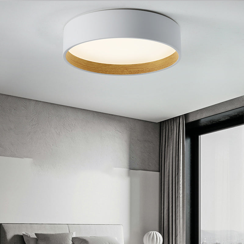 Wrought Iron LED Flush Mount in Modern Creative Style Acrylic Circular Ceiling Light