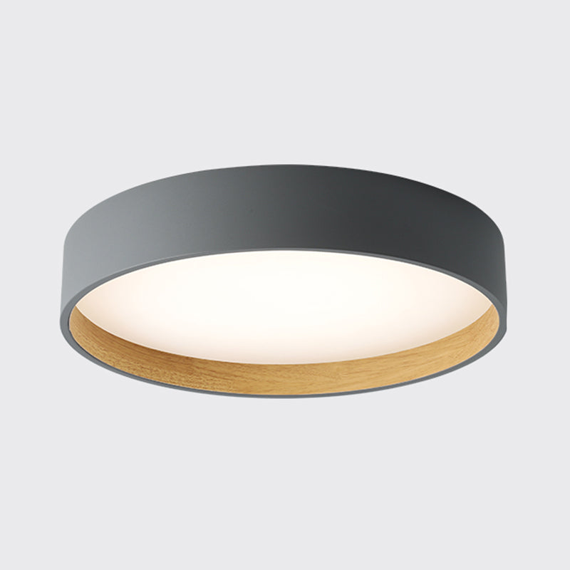 Wrought Iron LED Flush Mount in Modern Creative Style Acrylic Circular Ceiling Light