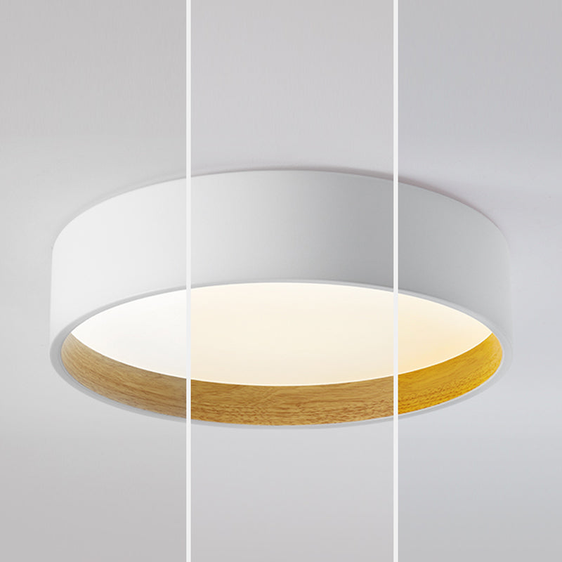 Wrought Iron LED Flush Mount in Modern Creative Style Acrylic Circular Ceiling Light