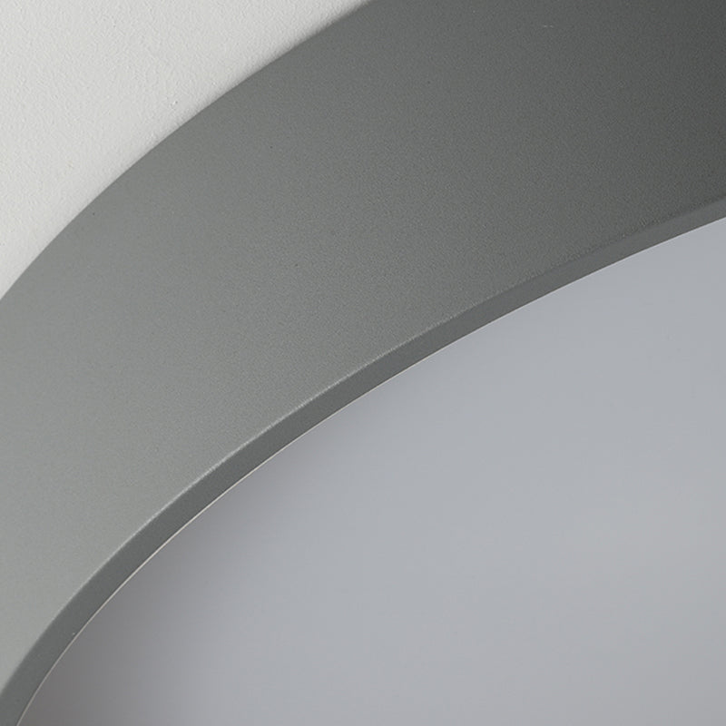 Wrought Iron LED Flush Mount in Modern Creative Style Acrylic Circular Ceiling Light