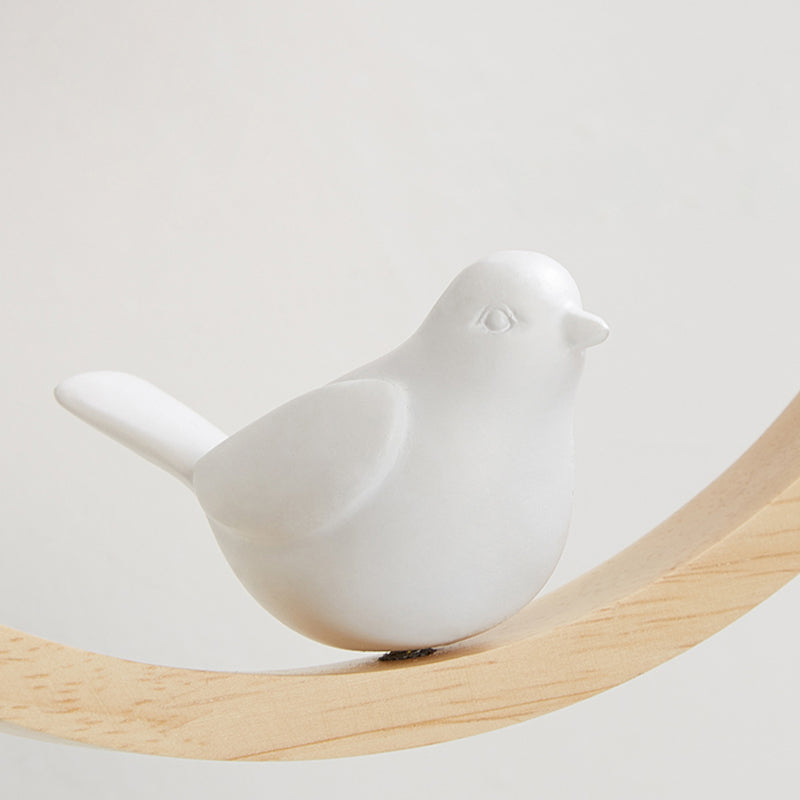 Lampe suspendue au globe en bois dans le pendentif en verre de style artistique moderne pour les espaces intérieurs