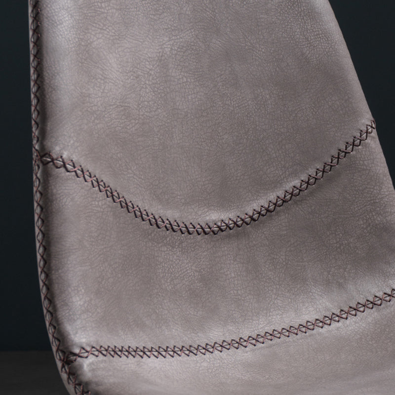 Chaise de salle à manger en métal de style Glam, chaises sans accoudoirs latérales pour cuisine