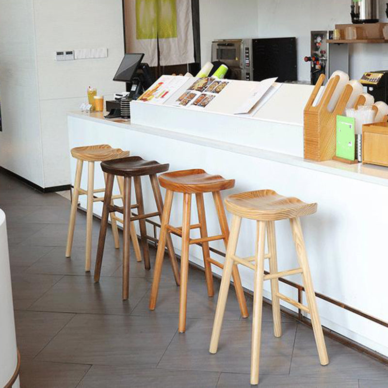 Industriële stijl houten barkrukkrukkrukken voorstoel kruk voor keukenbar