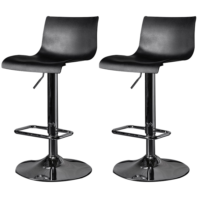 Conception sans bras de tabouret de bar pivotant de taille réglable de tabouret de bar de style industriel d'intérieur