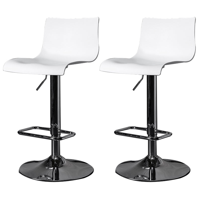 Conception sans bras de tabouret de bar pivotant de taille réglable de tabouret de bar de style industriel d'intérieur