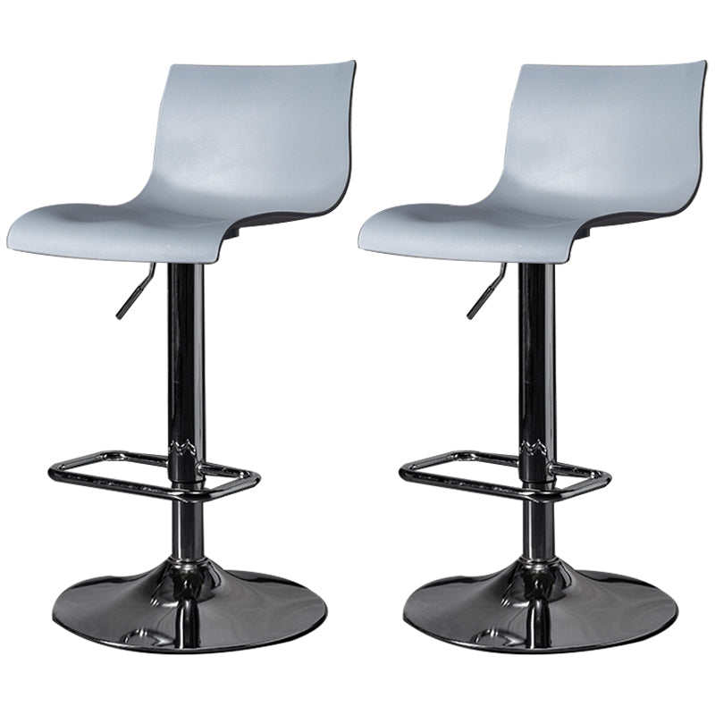 Conception sans bras de tabouret de bar pivotant de taille réglable de tabouret de bar de style industriel d'intérieur