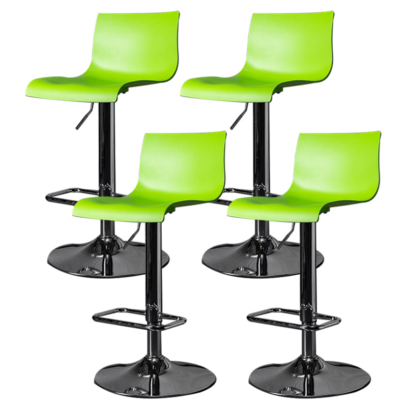 Conception sans bras de tabouret de bar pivotant de taille réglable de tabouret de bar de style industriel d'intérieur