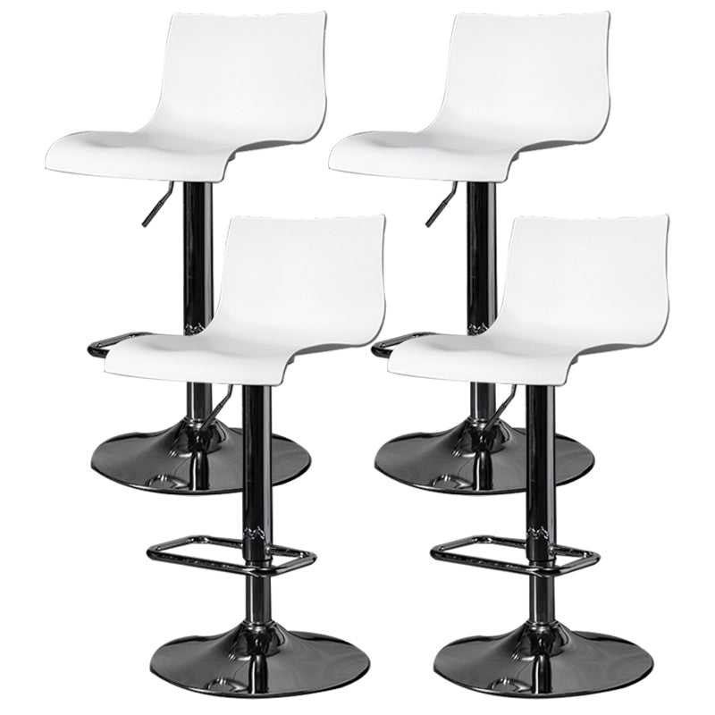 Conception sans bras de tabouret de bar pivotant de taille réglable de tabouret de bar de style industriel d'intérieur