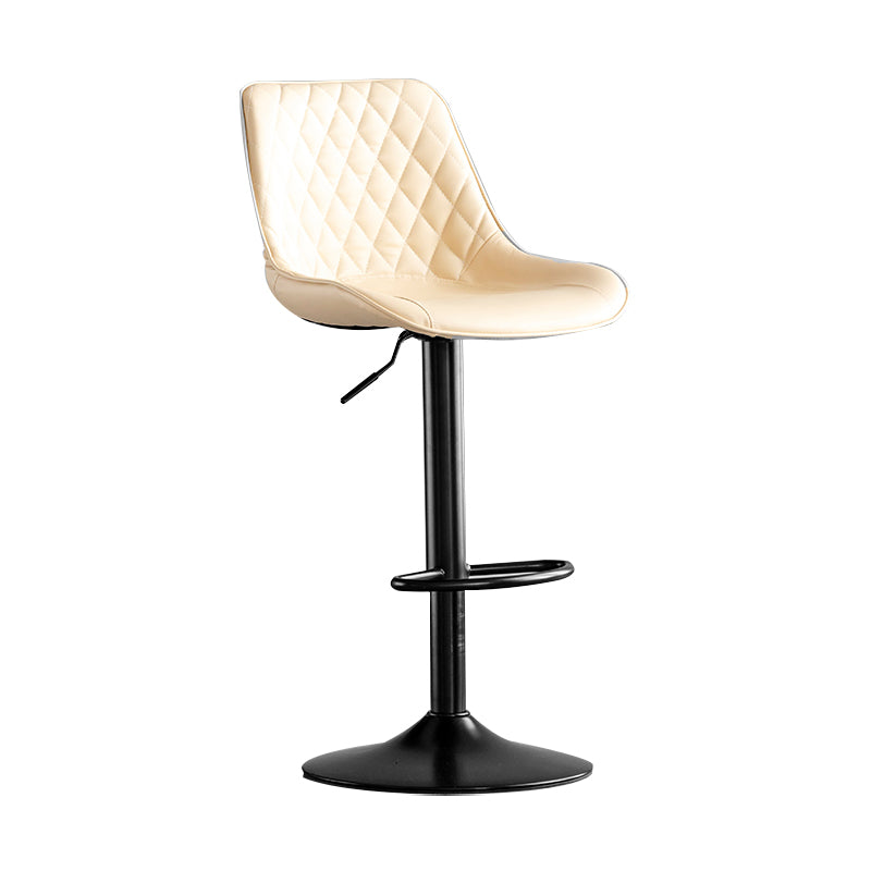Dining Room Nordic Leather Bar Stool Modern Adjustable Height Stool