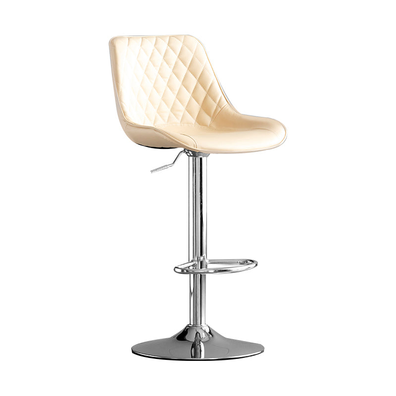 Dining Room Nordic Leather Bar Stool Modern Adjustable Height Stool