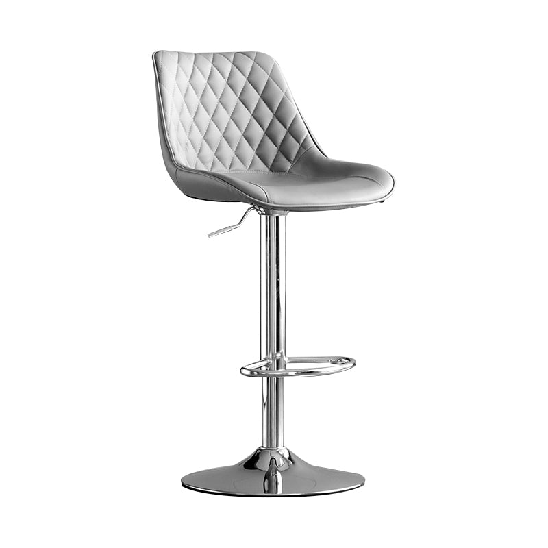 Dining Room Nordic Leather Bar Stool Modern Adjustable Height Stool