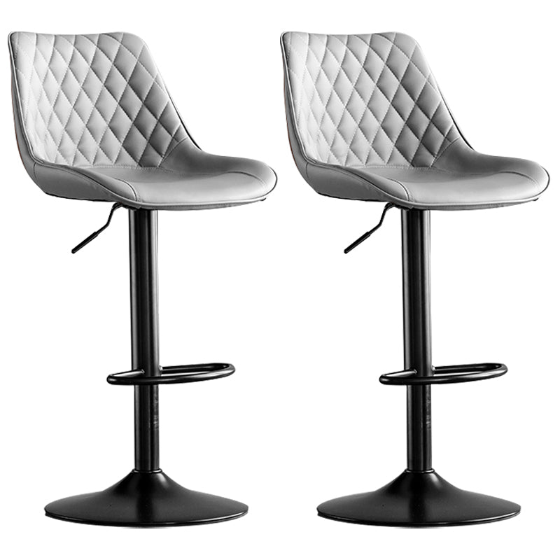 Dining Room Nordic Leather Bar Stool Modern Adjustable Height Stool