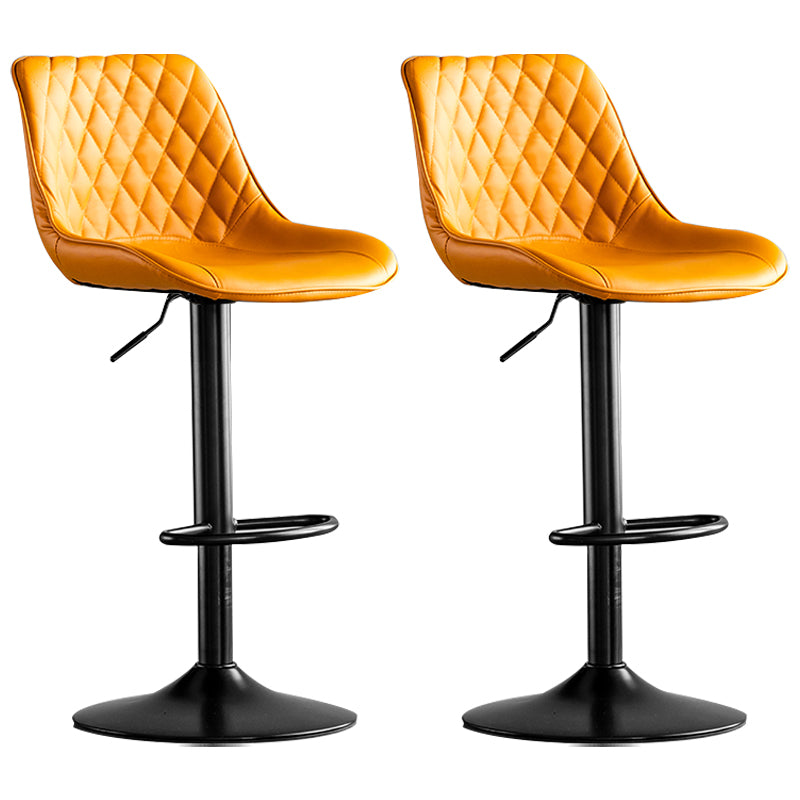 Dining Room Nordic Leather Bar Stool Modern Adjustable Height Stool