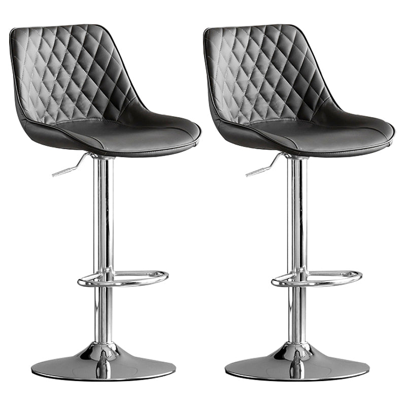 Dining Room Nordic Leather Bar Stool Modern Adjustable Height Stool