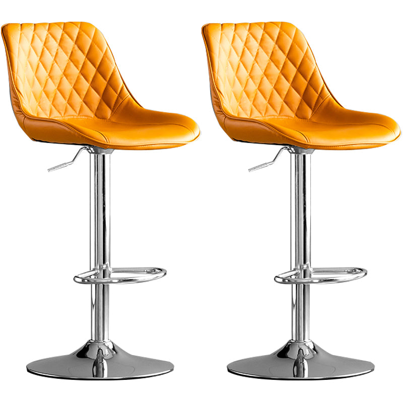 Dining Room Nordic Leather Bar Stool Modern Adjustable Height Stool