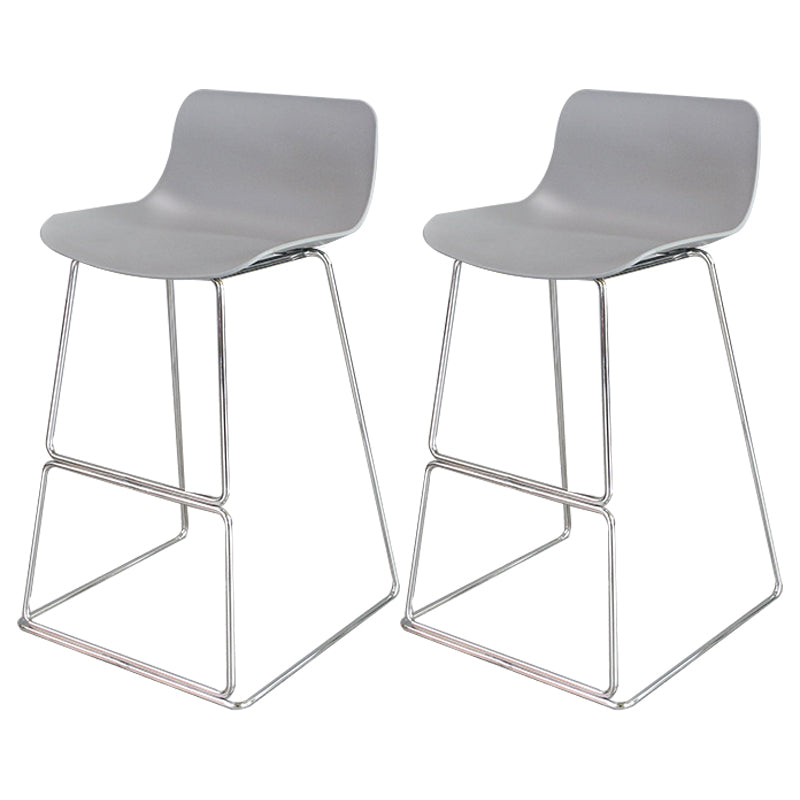 Industrialstil Barhosenmetall- und Plastikstuhl für Esszimmer