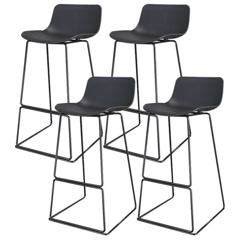 Industrialstil Barhosenmetall- und Plastikstuhl für Esszimmer