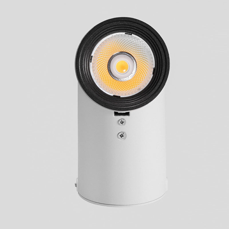 Modern Concise LED Ceiling Lamp Aluminium 1 Light Flush Mount for Clothing Store