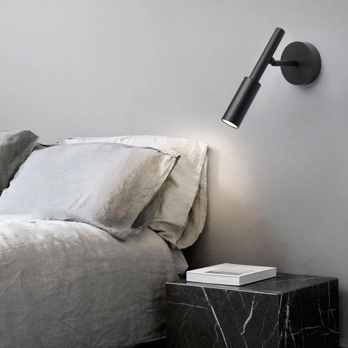 Half Cylinder Shape Reading Wall Lighting Modern Style Metal 1-Light Wall Mounted