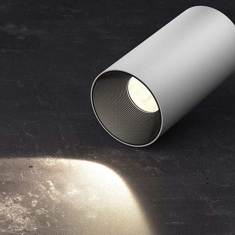 Modern Concise LED Ceiling Lamp Aluminium Cylindrical Shape Ceiling Fixture