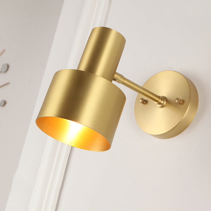 Metal 1-Light Wall Lighting Modern Style Geometric Shape Wall Mounted Light Fixture