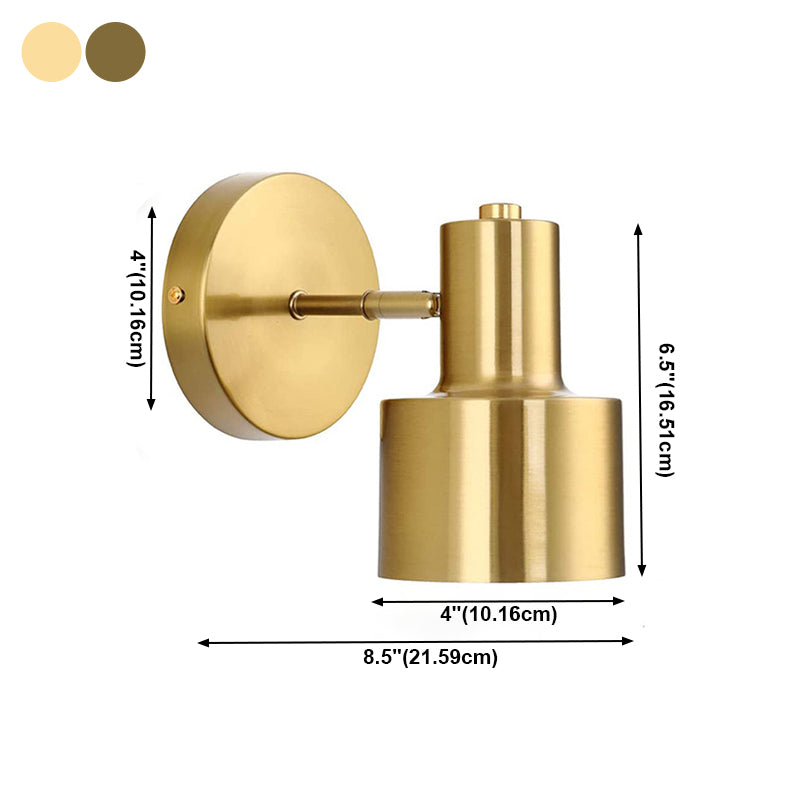 Metal 1-Light Wall Lighting Modern Style Geometric Shape Wall Mounted Light Fixture