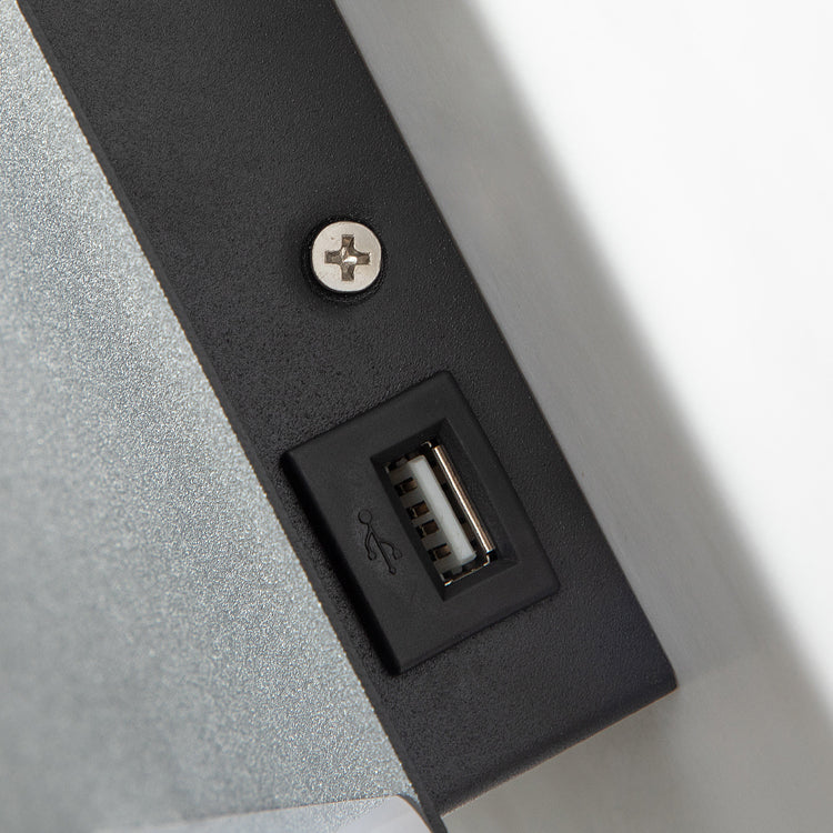 Forma geométrica de lectura de metal luz de pared estilo moderno 2 luces de montaje de pared lámpara de luz