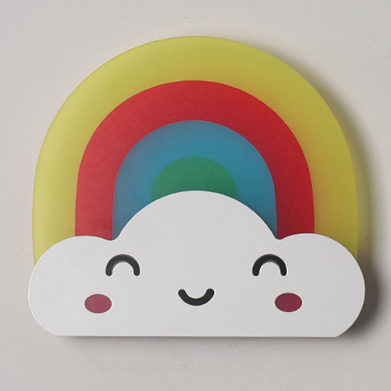 1 Mur géométrique léger style enfant Style en métal Moup Mont luminaire pour la chambre pour enfants