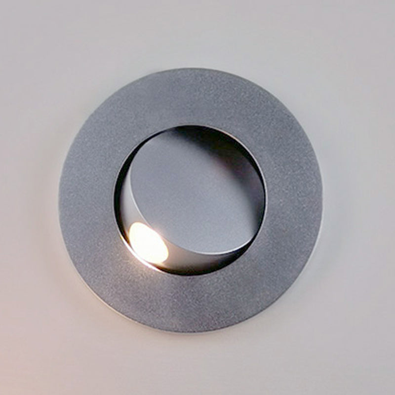 Metal 1-Light Reading Wall Lighting Modern Style Round Shape Wall Mounted Light Fixture