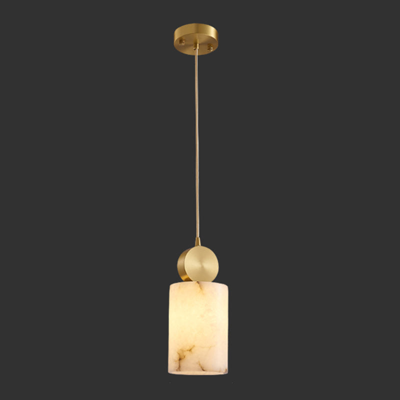 Marble Unique Shape Hanging Lights Modern Style Hanging Mount Fixture for Restaurant