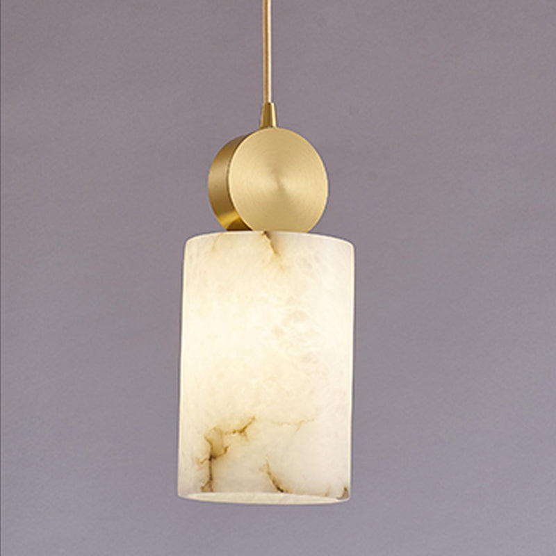 Marble Unique Shape Hanging Lights Modern Style Hanging Mount Fixture for Restaurant