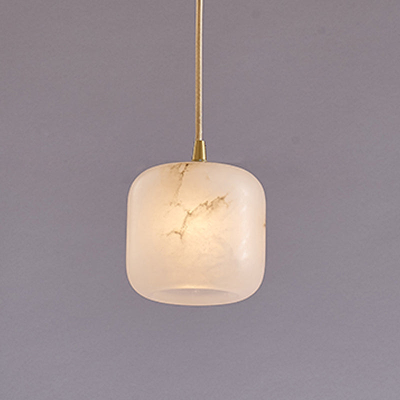 Marble Unique Shape Hanging Lights Modern Style Hanging Mount Fixture for Restaurant